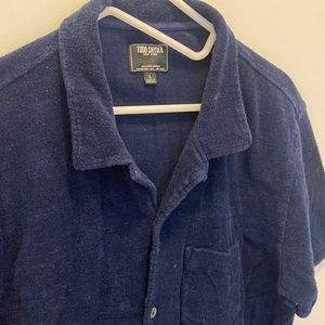 Todd Snyder Terry Beach Shirt Size Large